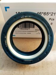 Oil seal  RWDR COMBI  46x65x21 NBR+AU  for differential of  CATERPILLAR, JOHN DEERE.LIEBHERR,MANITOU,NEOPLAN, NEW HOLLAND,SAME,ZF