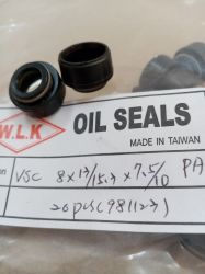 Oil seal VSC 8x13/15.3x7.5/10 PA  WLK/TW , valve seals for KUBOTA SR75,15221-1315-0