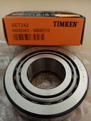 Лагер M88043/M88010  ( 30.162 x 68.262 x 22.225 ) TIMKEN/USA , CASE 394083R91,394085R91;CAT-Caterpillar 6V0959;CNH 1995377C1,671031R1;John Deere JD8251,JD8929;Massey Ferguson 557366M,1832926M1;New Holland 766314,81820262