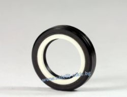 Oil seal SCJY (19B) 35x50x8 Nylon + NBR CHO/TW , for steering rack of TOYOTA 4 RUNNER III (1995-2003), TOYOTA LAND CRUISER 90 (J9) (1996-2008), TOYOTA LAND CRUISER PRADO (J9) (1996-2008), TOYOTA TACOMA (1995-2004) ,VW TARO (1987-1999)  