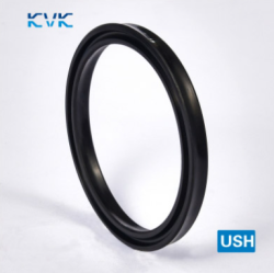 Hydraulic piston and rod seal USH-16 16x24x5 NBR90 up to 210 bar KVK/China