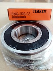 Bearing  6309-2RS-C3 ( 45x100x25 ) TIMKEN/USA , CNH 210086,746038; Fortschritt 9902890956,9902890964;John Deere AXE16386,JD9268; Lemken 3198644;New Holland 210086,412718,766297