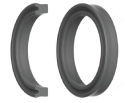 К-маншет за бутало и прът USH 8x20x7.5 NBR90 до 210 bar WLK/TW