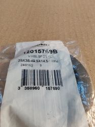Oil seal VIHSLSF 25x38/49.5x14.5 FPM 12015769B CORTECO, for transmission of DAF 0692237,IVECO 40101720,MAN 81964010148,MERCEDES 000 267 06 97