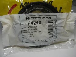 Oil seal UЕS-3 (TC3) 50x74x11 R  Brown Silicone Musashi /Japan, for crankshaft of Mitsubishi ME202850 ,F4240