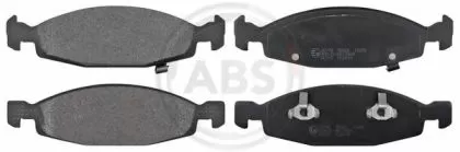 A.B.S.  38790  Brake Pad Set, disc brake for front axle of JEEP 5011969AA, 5018592 AA