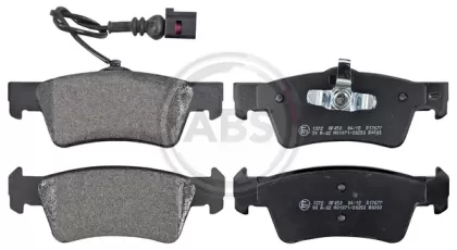A.B.S.  37494  Brake Pad Set, disc brake for rear axle of VW Multivan 7H8 698 451, 7H8.698.451