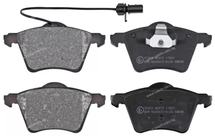 A.B.S.  37453  Brake Pad Set, disc brake for front axle of Ford,Seat,VW,7M3 698 151B 7M3.698.151B