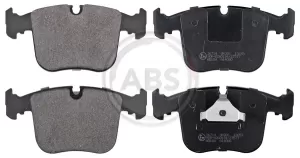 A.B.S. 37714 brake pad set, disc brake for front axle of BMW,Maserati,Toyota,34 11 1 160 296, 34 11 1 160 712