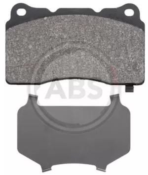 A.B.S. 37857 brake pad set, disc brake for front axle of Cadillac,Opel,SAAB,Tesla,13329562, 22791925