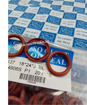 Oil seal   AOFW 18x24x3 Silicone SOG/TW