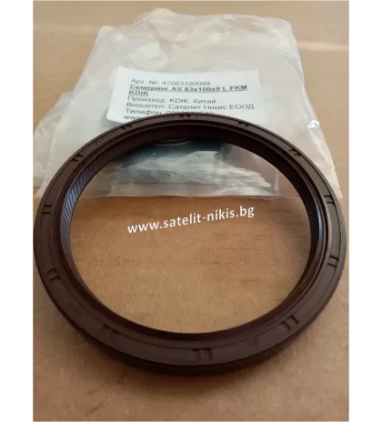 Oil seal   AS 83x100x9 L FPM KDIK/China, KIA 0K20111312, MAZDA BP0511312,BP63011312