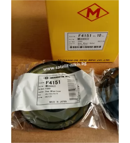 Семеринг ADS-S 46x102x10/16 Musashi F4151,   задна главина външен на  Mitsubishi Fuso  MB308933