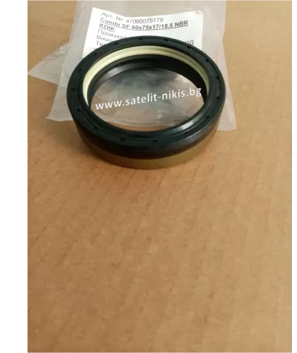 Семеринг COMBI SF  60x75x17/18.5 NBR  KDIK/China , DANA 2130601501 ,CORTECO 12036962B