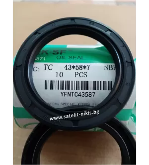 СЕМЕРИНГ AS 43x58x7 NBR NQK.SF/China