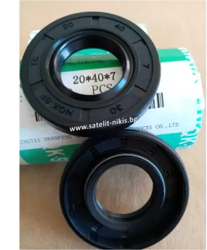  Oil seal  AS 20x40x7 NBR NQK.SF/China, GOLDONI 06220011, IVECO 759371, MERCEDES-BENZ 0009976947,0009979946,0049979946, MOTO GUZZI 90402039, SAME 215201290, SCANIA 210743