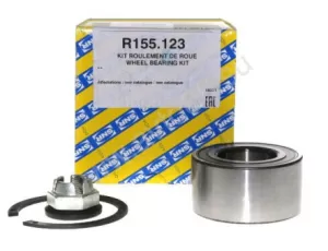 Комплект колесен лагер R155.123  (37x72x37) SNR/France   за предна  ос на RENAULT 402104249R | 402105733R,DACIA40 21 015 54R,402102977R,LADA 7701207677,MERCEDES_BENZ 415 334 07 00, NISSAN 40210-1HA1A