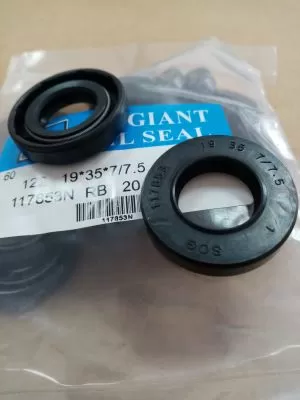 Oil seal TCV (122) 19x35x7/7.5 NBR SOG/TW , for hydraulik pumps,motors and hydrodynamic couplings