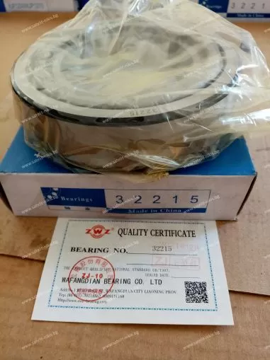 Bearing  32215  (75x130x100X33.25) ZWZ/China  , IVECO 1103771; JOHN DEERE JD37116; MAN 06 32490 1400 ,06 32499 0005,06 32499 0200 , 81 93420 6096,87 52330 1010, A0 02343 2215, A0 77322 1500; MERCEDES BENZ 000 981 7405, 000 981 8405, 001 981 4805, 327 981 