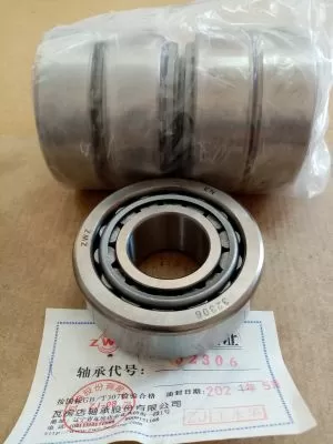 Bearing  32306 (30x72x28.75) ZWZ/China , JOHN DEERE 37015; MAN 06 32490 2800,06 32499 0112, 34 93420 0002, 88 93420 6010, A0 02343 2306 , A0 77232 0600; MASSEY FERGUSON 1820418M1,1829418X1; MERCEDES BENZ 000 981 9505,000720 032306, 001 981 8305, 001 981 