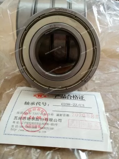 Bearing   6208-2Z/C3 ( 40x80x18 ) ZWZ/China
