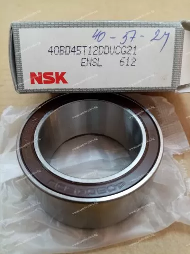 Bearing   40BD45T12DDUCG21 ( 40x57x24 ) NSK/Japan , for A/C compressor of Mitsubishi FXA105VS;SANDEN;SEIKO SEKI