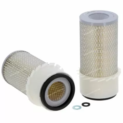 Air filter SA 10387 K HIFI FILTER for KUBOTA,YANMAR,AEBI,AGRIFULL,AIRMAN,BARONESS,BOBCAT,CASE,CATERPILAR,DITCH WITCH,FIAT,FIAT HITACHI,FORD AGRI,GIANT,GOLDONI,HITACHI,JOHN DEERE,KOMATSU,KIOTI,MANITOU,MASSEY FERGUSON,MERLO,NEUSON,SCHAFFER,TCM