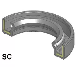 Семеринг A 9x24x7 NBR SOG/TW