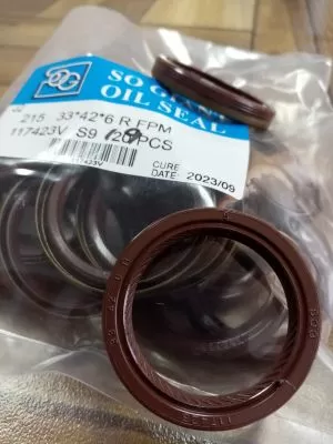 Oil seal   A/BSW (TGB) 33x42x6 R Viton SOG/TW