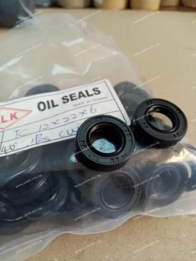 Oil seal AS 12x22x6 NBR  WLK/TW 