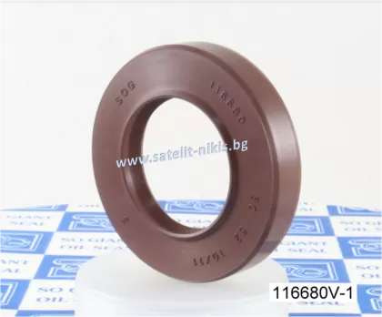 Семеринг TCV (122) 30x52x10/11 Viton SOG/TW , за хидравлични помпи, мотори и хидродинамични съединители
