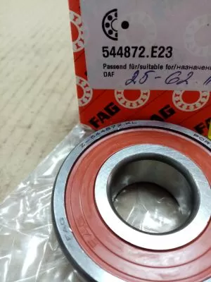 Bearing  Z-544872.E23 ( 25X62X19) FAG/Germany ,  for flywheel of DAF 0661319