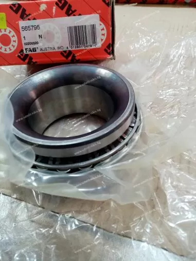 Bearing  565795  (65X110X45/26.5 R=7) FAG/Germany , for front axle of MAN 81.93420.6059,06.32499-0137,06.32499-0138