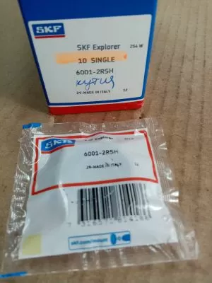 Bearing  6001-2RSH (12x28x8) SKF/Sweden , BOSCH 1900905141,CNH 412239,Fortschritt 9902892925,NISSAN 23338J5500,New Holland 5152499,80412239 ,Oros 87000600114,Vaderstad 188192