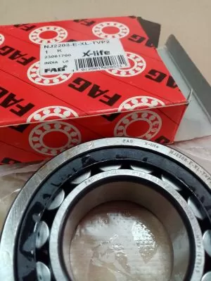 Bearing NJ2208-E-XL-TVP2 (40x80x23) FAG/Germany , Agco 1274034 ,CASE 181132A1,CNH 060515540,Claas 0002389630,Fortschritt 9902892548, New Holland 137700229452