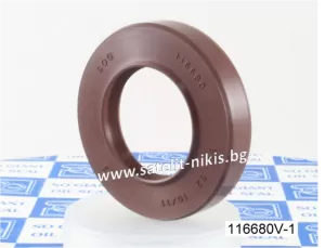 Oil seal TCV (122) 60x80x7/7.5 Viton 100899V SOG/TW  , for hydraulic pumps,motors and hydrodynamic couplings