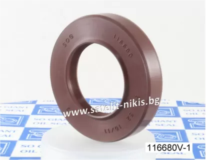 Oil seal TCV (122) 60x80x7/7.5 Viton 100899V SOG/TW  , for hydraulic pumps,motors and hydrodynamic couplings