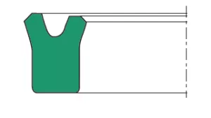 К-маншет за бутало и прът UN 65x80x9  PU93 KVK до 320 bar KVK/China