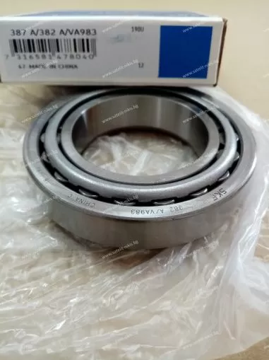  Bearing   387 A/382 A/VA983  ( 57.15x96.838x21.946 ) SKF/Sweden , CASE  105497H, GREAT PLAINS  822-107C,  John Deere  JD7425, JD8161, New Holland  89835022