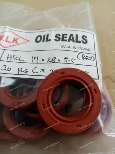 Oil seal HTCL 17x28x5.5 L NBR  WLK/TW , for tansmission of YAMAHA MW125 TRICITY,NW125A,93102-17812