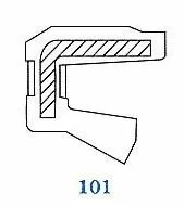 Семеринг SCJY 27x44x8.5 Nylon + NBR - OEM 90080-31038