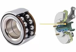Лагер за главина IJ111016 38x72x37 mm, предна ос Hyundai, Kia