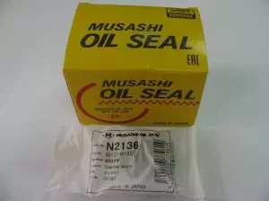 Семеринг AS 25x38x7 NBR Musashi N2136, кормилно управление - секторна кутия на Nissan OEM 48137-H1002