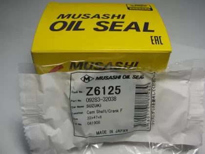 Семеринг AS 32x47x6 R NBR Musashi Z6125,  колянов вал, разпределителен вал на Chevrolet,Daewoo Suzuki OEM 09283-32038