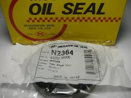 Семеринг UDS-S 40x65x11 NBR Musashi N2364,  задна полуос на Nissan OEM 43252-VH300