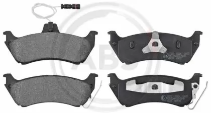 A.B.S. 37322 комплект спирачно феродо, дискови спирачки за задна ос на Mercedes-Benz