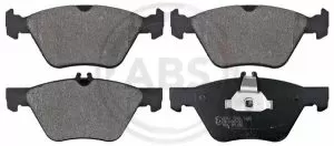 A.B.S.  36943  Brake Pad Set, disc brake for front axle of Chrysler,Mercedes-Benz,02 420 405 20, 002 420 50 20