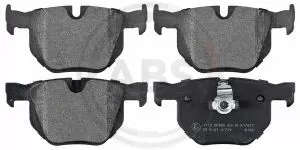 A.B.S.  35060  Brake Pad Set, disc brake for rear axle of BMW 34 21 6 763 043, 34 21 6 763 044