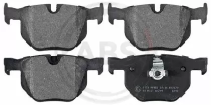 A.B.S.  35060  Brake Pad Set, disc brake for rear axle of BMW 34 21 6 763 043, 34 21 6 763 044