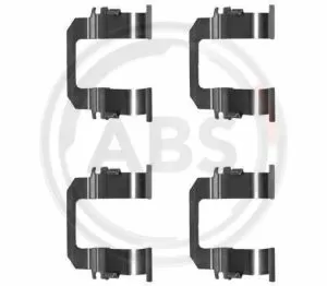 	 A.B.S. 1275Q  комплект принадлежности, дискови накладки  задна ос на Isuzu,Opel
